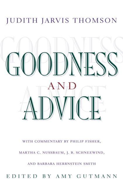 Goodness and Advice, EPUB eBook