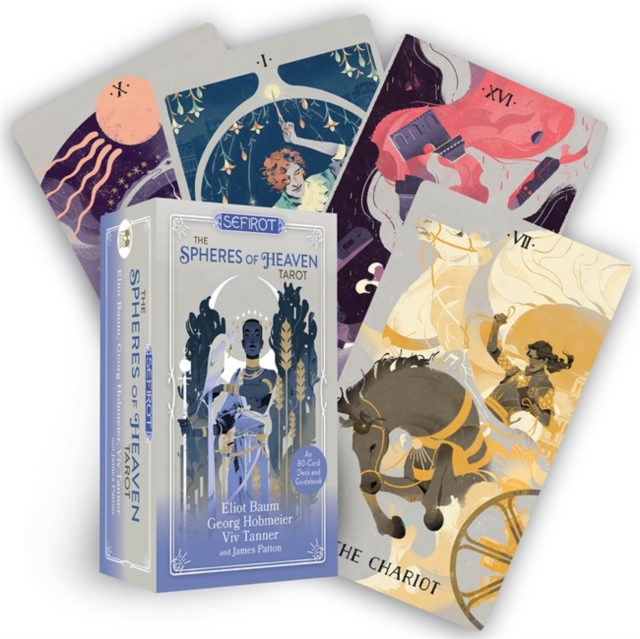 Sefirot – The Spheres of Heaven Tarot : An 80-Card Deck & Guidebook Inspired by Marseille Tarot, Kabbalistic Teachings, and Esoteric Wisdom, Cards Book