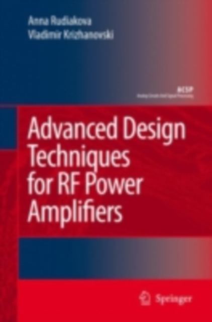 Advanced Design Techniques for RF Power Amplifiers, PDF eBook