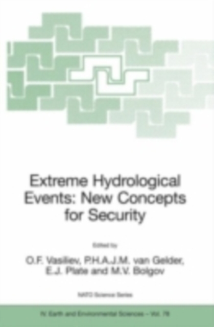 Extreme Hydrological Events: New Concepts for Security, PDF eBook