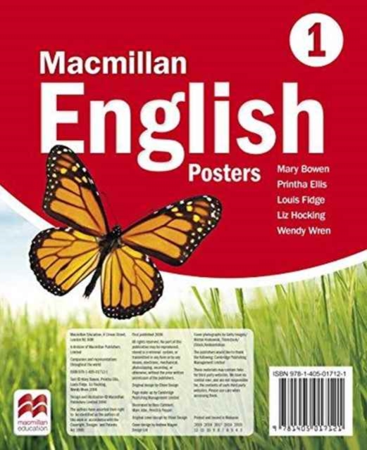 Macmillan English 1 Poster x 18, Wallchart Book