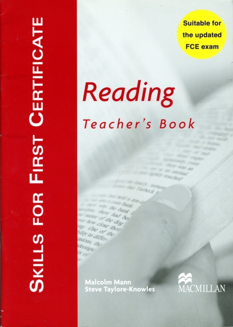 Skills for First Certificate : Reading - Teacher's Book, Paperback Book