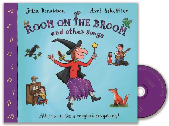 Room on the Broom and Other Songs Book and CD, Mixed media product Book