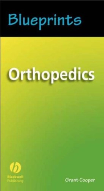 Blueprints Orthopedics, Paperback / softback Book