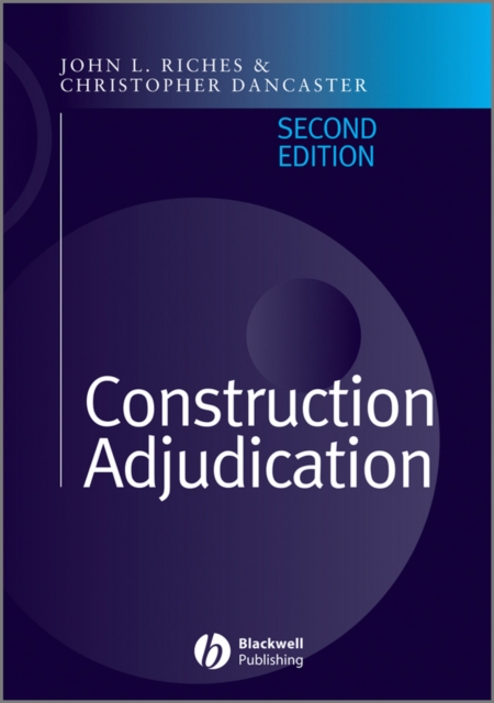 Construction Adjudication, Hardback Book