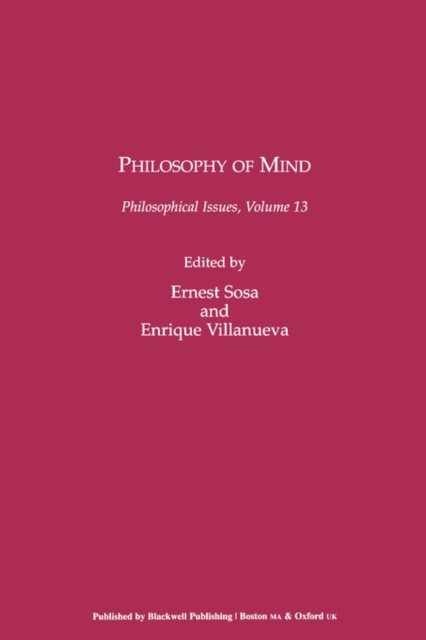 Philosophy of Mind, Volume 13, Paperback / softback Book