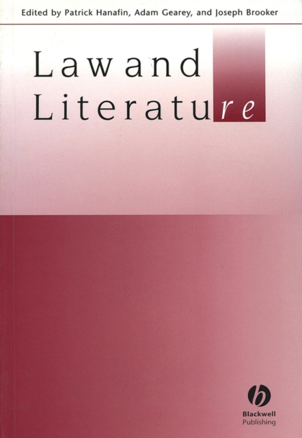 Law and Literature, Paperback / softback Book