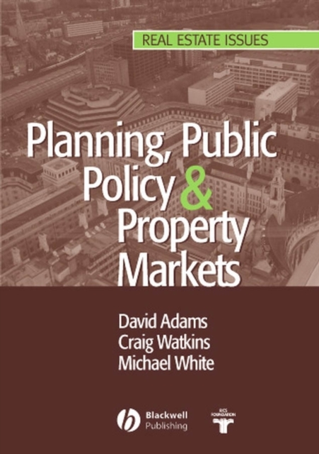 Planning, Public Policy and Property Markets, Paperback / softback Book