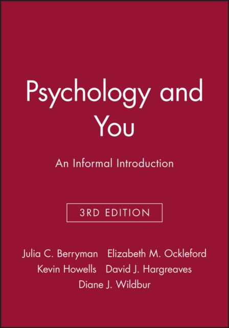 Psychology and You : An Informal Introduction, Paperback / softback Book