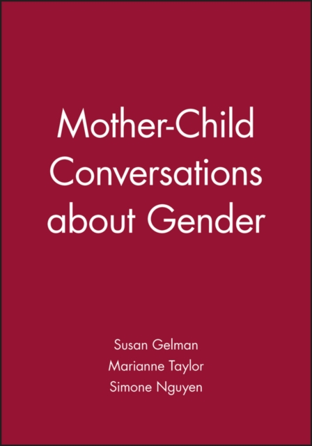 Mother-Child Conversations about Gender, Paperback / softback Book