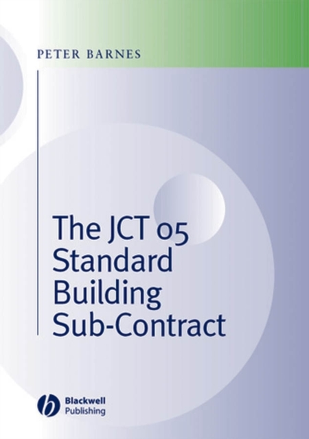 The JCT 05 Standard Building Sub-Contract, PDF eBook