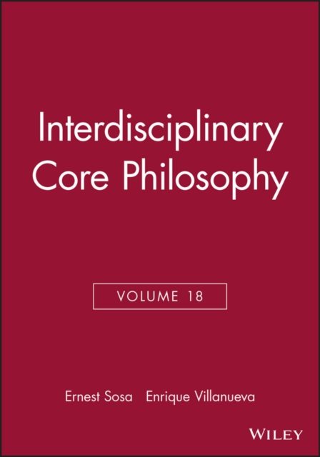 Interdisciplinary Core Philosophy, Volume 18, Paperback / softback Book
