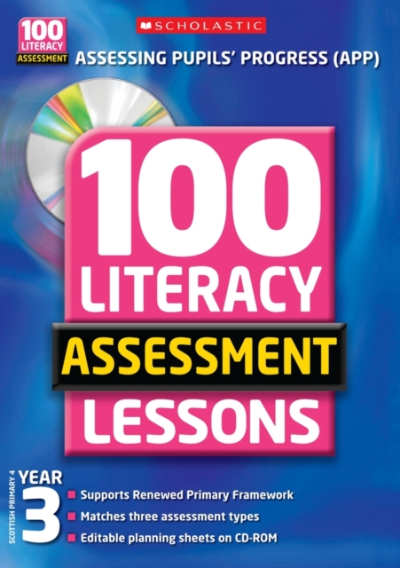 100 Literacy Assessment Lessons; Year 3, Mixed media product Book