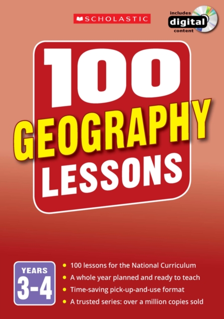 100 Geography Lessons: Years 3-4, Multiple-component retail product, part(s) enclose Book