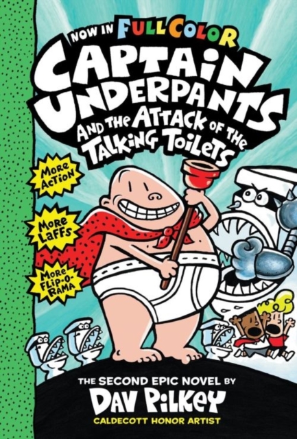 Captain Underpants and the Attack of the Talking Toilets, Hardback Book
