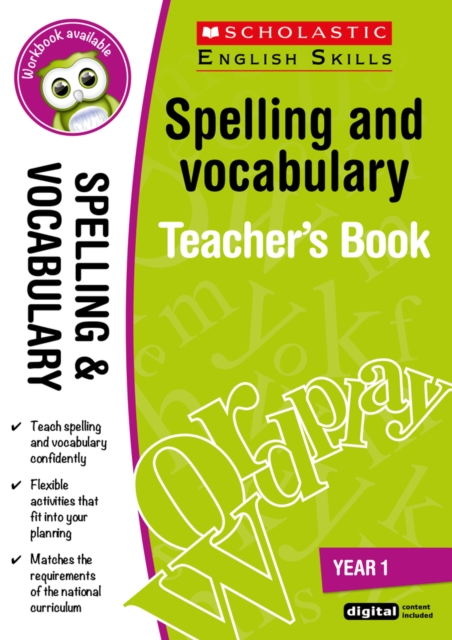 Spelling and Vocabulary Teacher's Book (Year 1), Multiple-component retail product, part(s) enclose Book