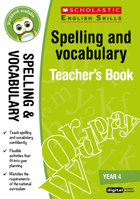 Spelling and Vocabulary Teacher's Book (Year 4), Multiple-component retail product, part(s) enclose Book