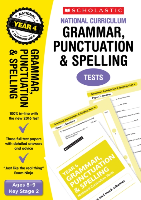 Grammar, Punctuation and Spelling Test - Year 4, Paperback / softback Book