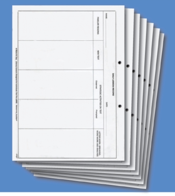 Literacy Lesson Plan Sheets, Loose-leaf Book