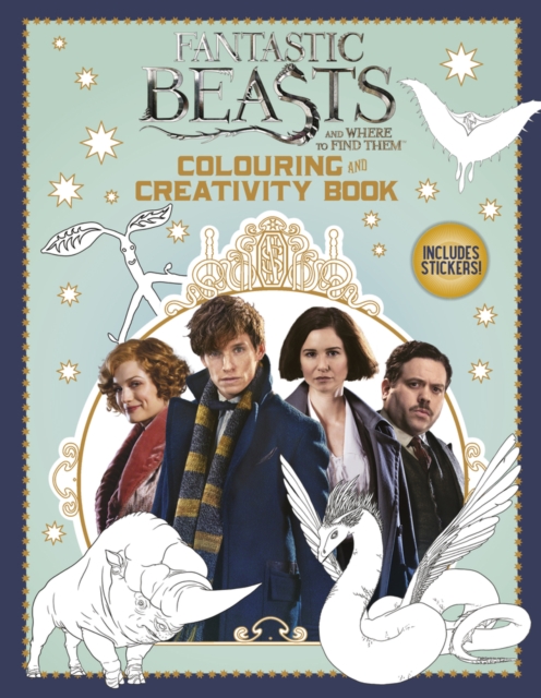 Fantastic Beasts and Where to Find Them: Colouring and Creativity Book (with stickers), Paperback Book