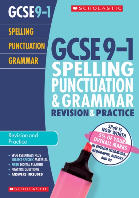 Spelling, Punctuation and Grammar Revision and Practice Book for All Boards, Paperback / softback Book