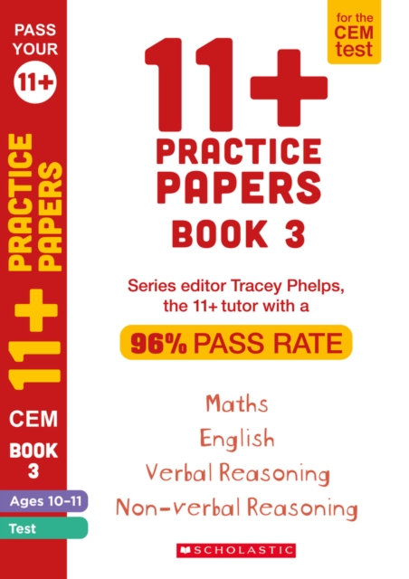 11+ Practice Papers for the CEM Test Ages 10-11 - Book 3, Paperback / softback Book