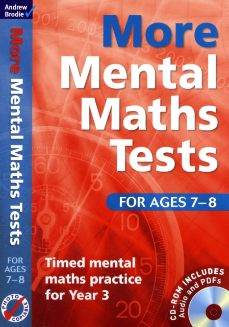 More Mental Maths Tests for Ages 7-8 : Timed Mental Maths Practice for Year 3, Mixed media product Book