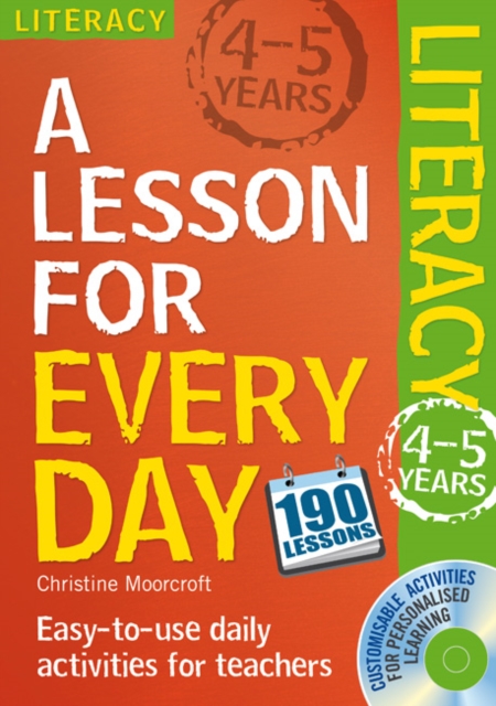 Lesson for Every Day: Literacy Ages 4-5, Mixed media product Book