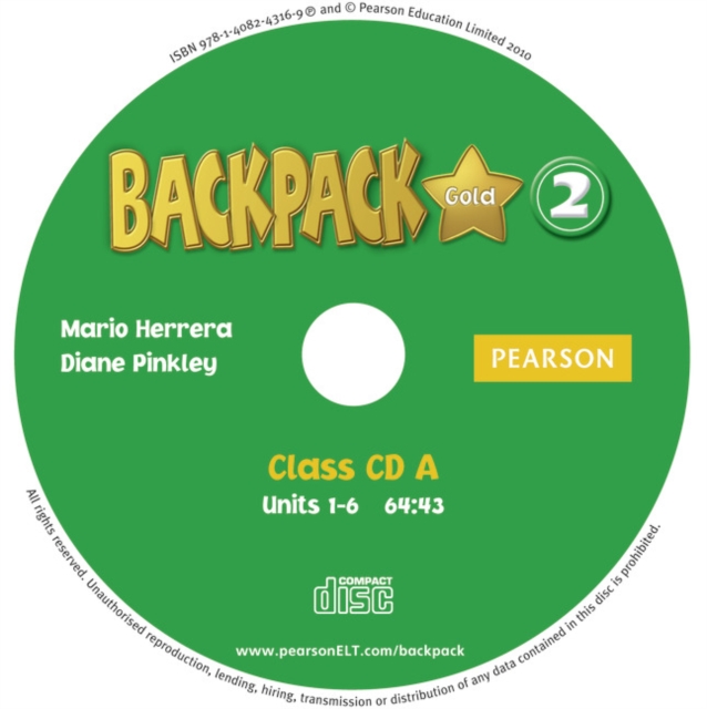 Backpack Gold 2 Class Audio CD New Edition, CD-Audio Book