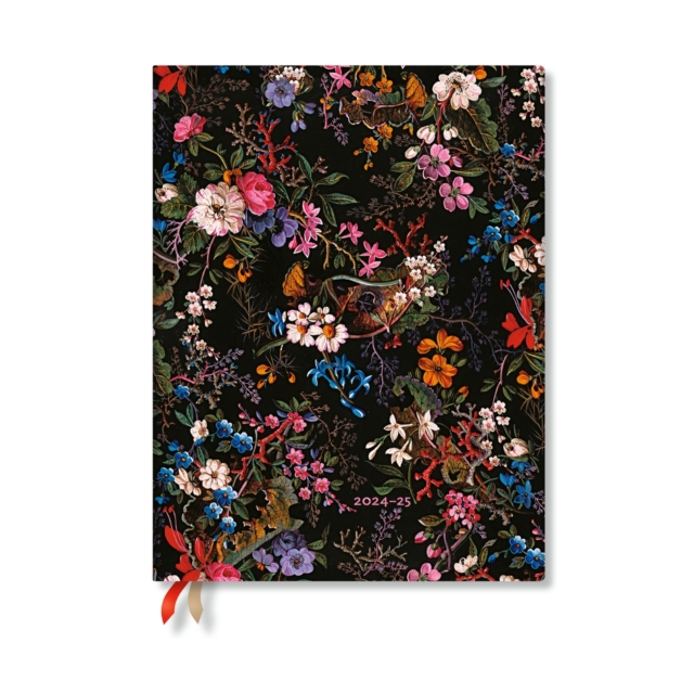 Floralia (William Kilburn) Ultra 18-month Vertical Softcover Flexi Dayplanner 2025 (Elastic Band Closure), Paperback / softback Book