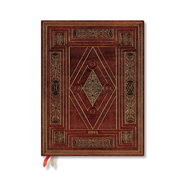 First Folio (Shakespeare’s Library) Ultra 12-month Horizontal Hardback Dayplanner 2025 (Elastic Band Closure), Hardback Book