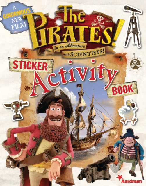 The Pirates! Sticker Activity Book, Paperback Book