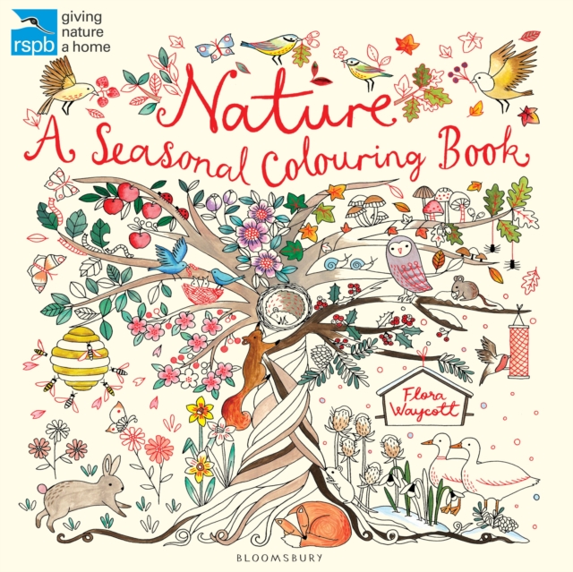 RSPB Nature: A Seasonal Colouring Book, Paperback / softback Book