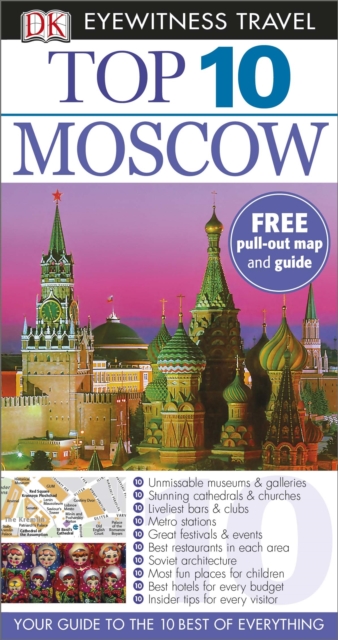DK Eyewitness Top 10 Moscow, Paperback / softback Book