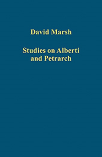 Studies on Alberti and Petrarch, Hardback Book