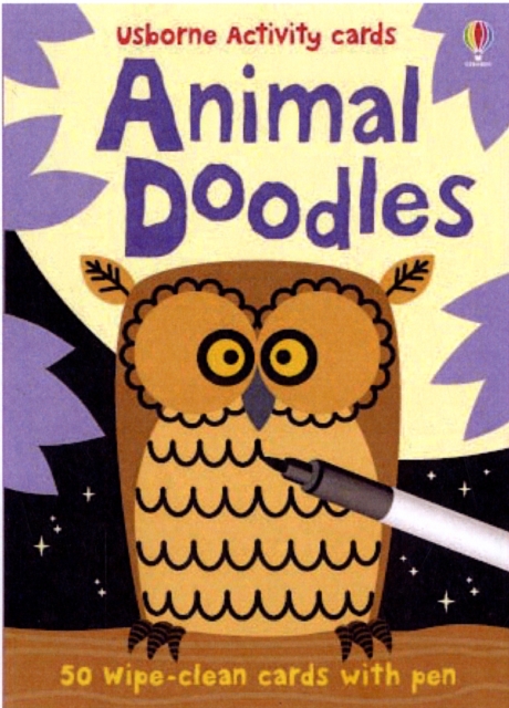 Animal Doodles, Cards Book