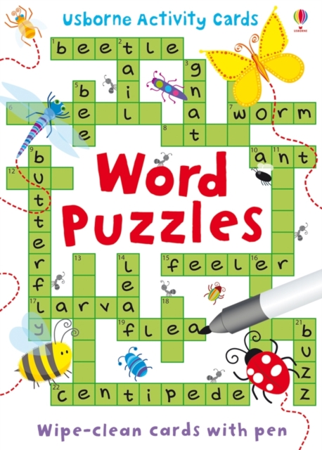 Word Puzzles, Cards Book
