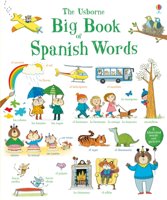 Big Book of Spanish Words, Board book Book