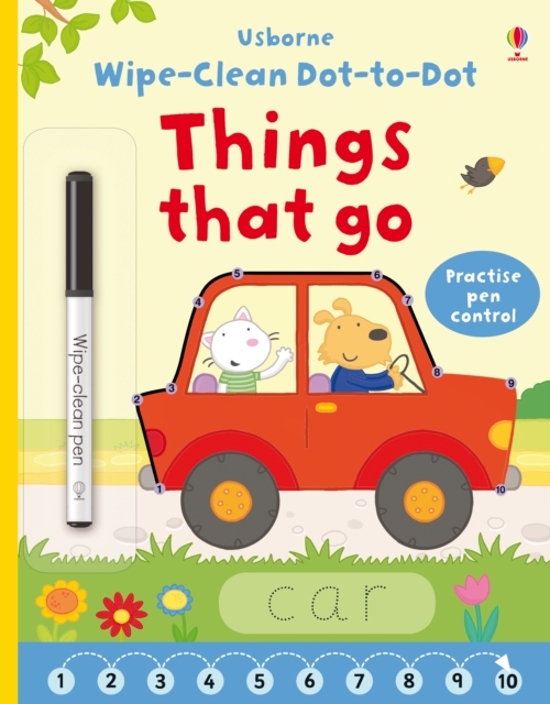 Wipe-clean Dot-to-dot Things that Go, Paperback / softback Book