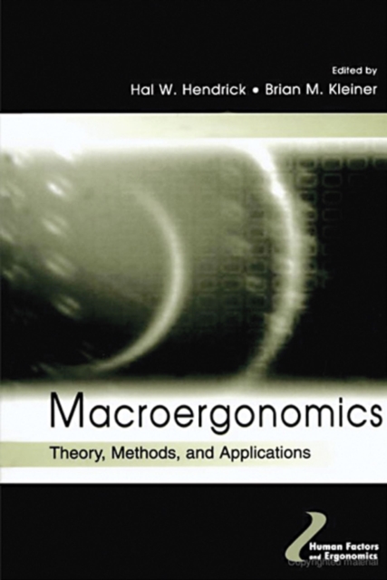 Macroergonomics : Theory, Methods, and Applications, PDF eBook