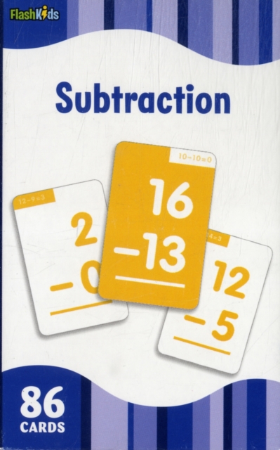 Subtraction (Flash Kids Flash Cards), Cards Book