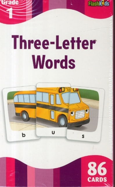 3 Letter Words (Flash Kids Flash Cards), Cards Book