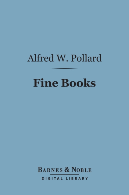 Fine Books (Barnes & Noble Digital Library), EPUB eBook