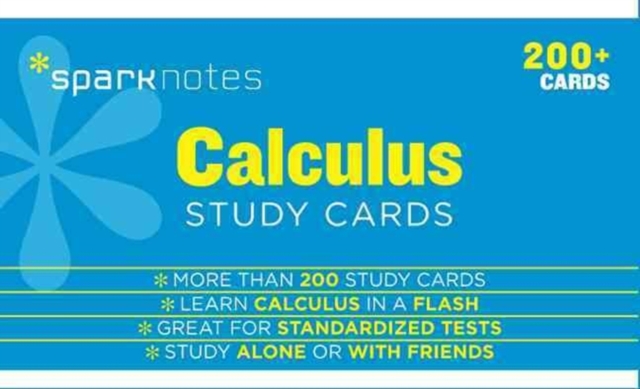 Calculus SparkNotes Study Cards, Cards Book