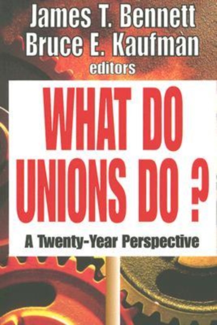 What Do Unions Do? : A Twenty-year Perspective, Paperback / softback Book