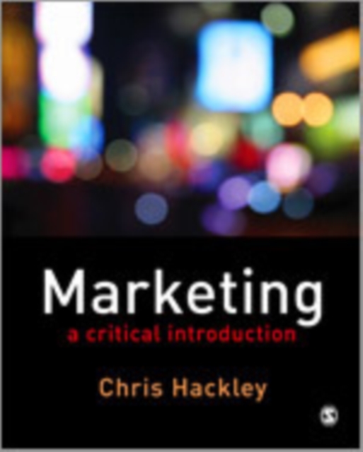 Marketing : A Critical Introduction, Hardback Book
