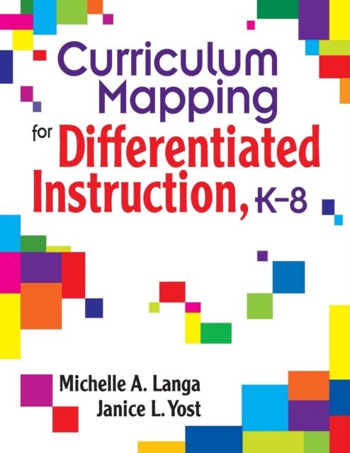 Curriculum Mapping for Differentiated Instruction,  K-8, Paperback / softback Book