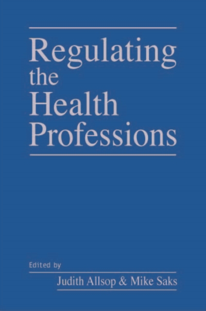 Regulating the Health Professions, PDF eBook