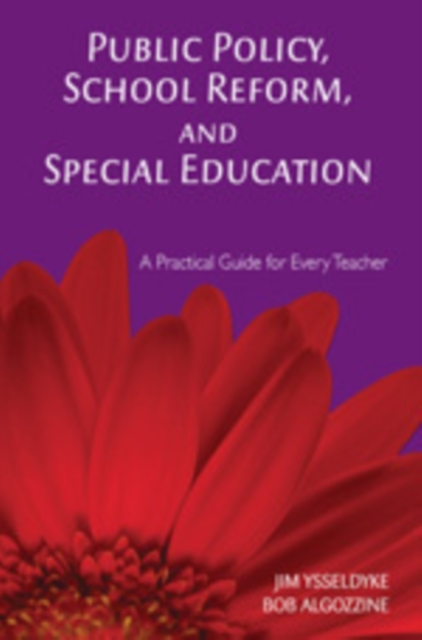 Public Policy, School Reform, and Special Education : A Practical Guide for Every Teacher, Hardback Book