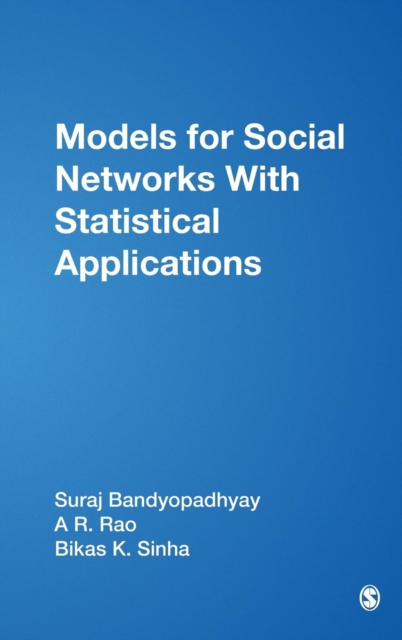 Models for Social Networks With Statistical Applications, Hardback Book